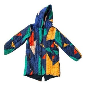 Bobo Choses Multicolor Geometric Kids Puffer Jacket